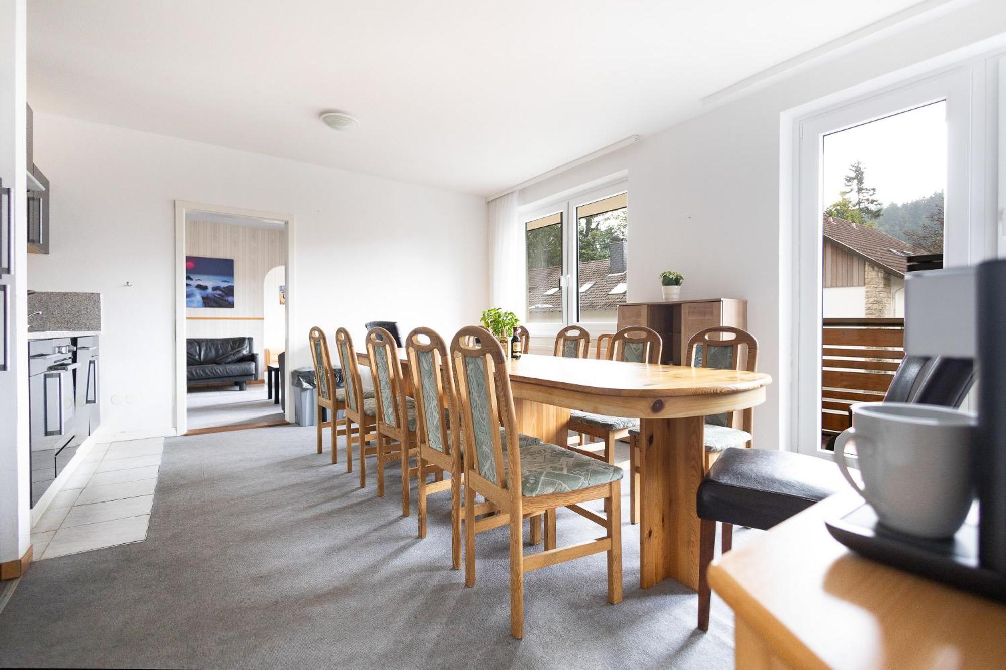 Apartmenthaus Am Waldrand- Kueche - Fruehstueck - Balkon Wildemann Dış mekan fotoğraf